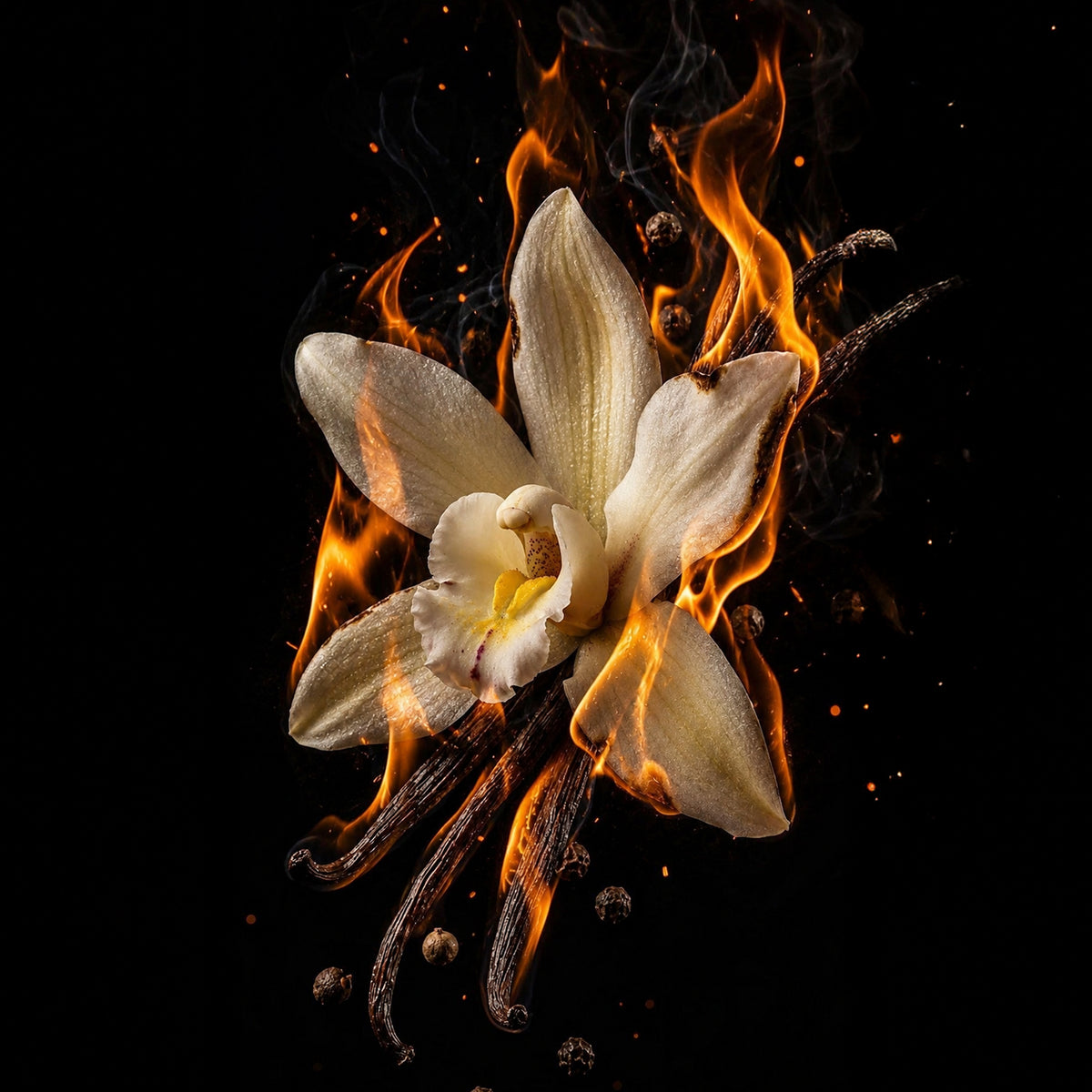 Flaming vanilla