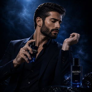 Spraying cologne